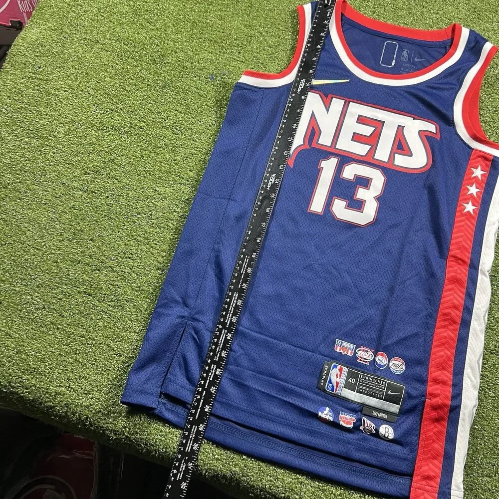 Nike Swingman Earned Edition Nets #13 James Harden Jersey Size S NWOT